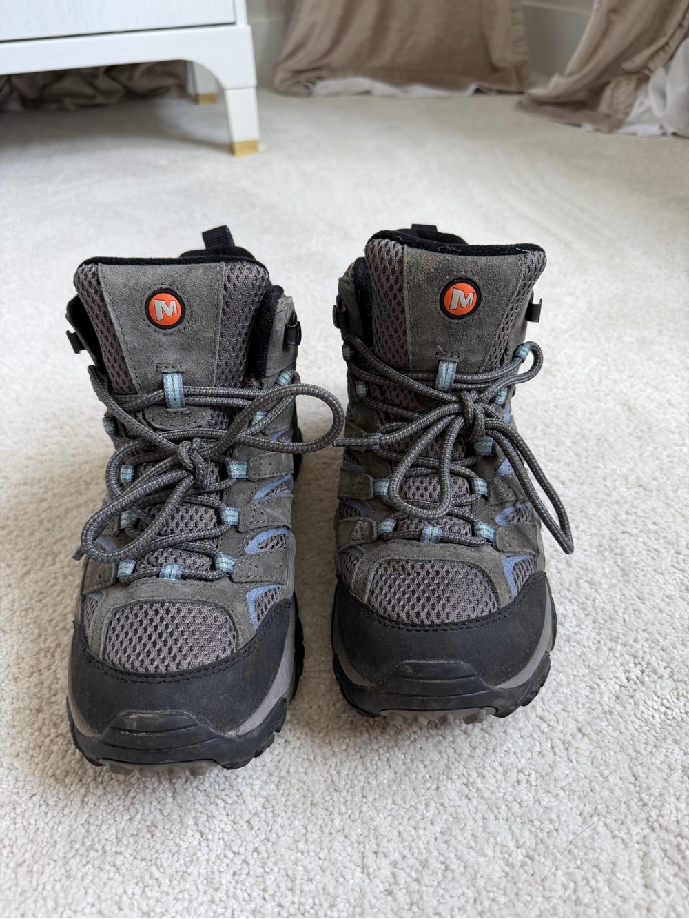Merrell Women Moab 2 Granite Size 9 Waterproof J06054 Hiking Outdoors Boots